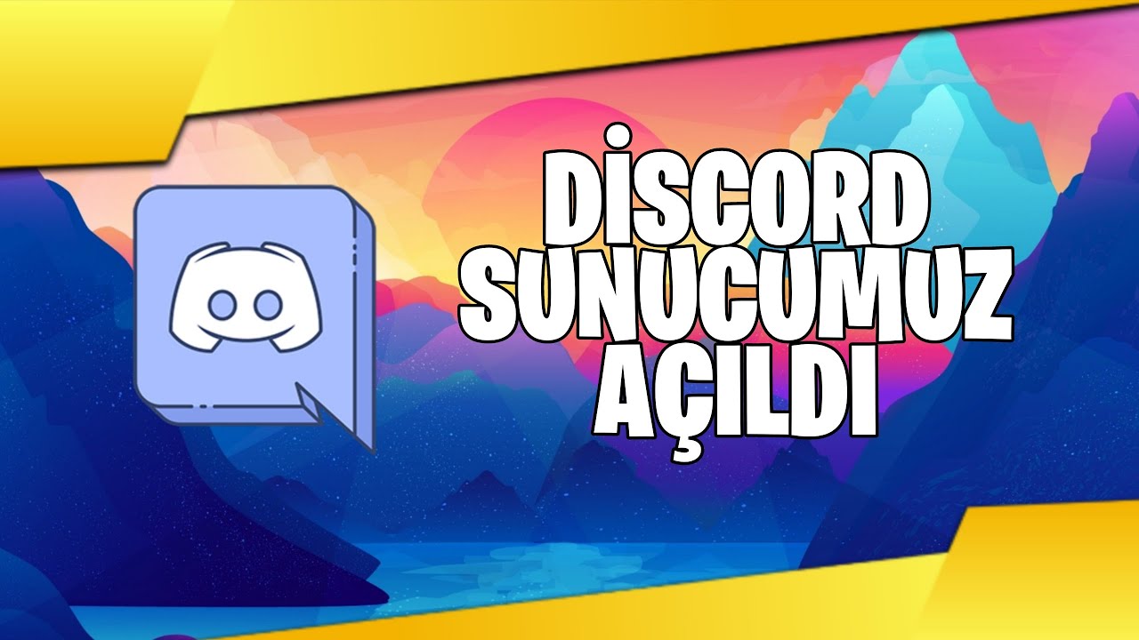 DİSCORD SUNUCUMUZ AÇILDI!