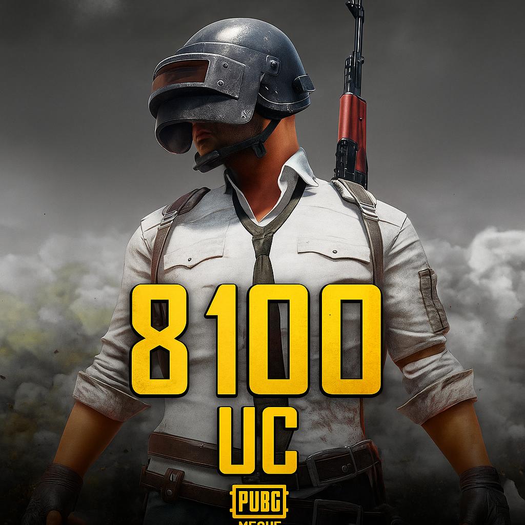 PUBG Mobile 8100 UC
