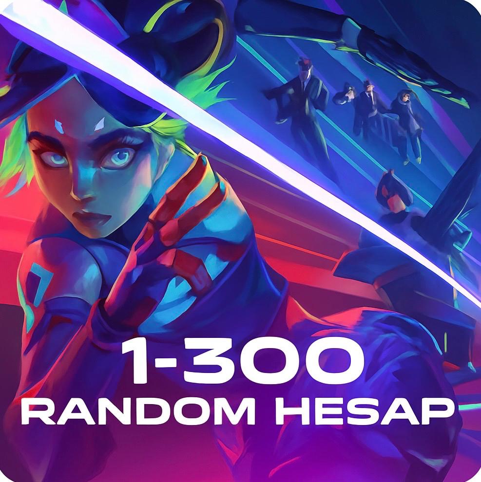 1-300 Skin Random Hesap