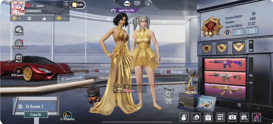 PUBG Mobile Hesap – 42 Yükseltilebilir Silah - 83 Destansı Kıyafet