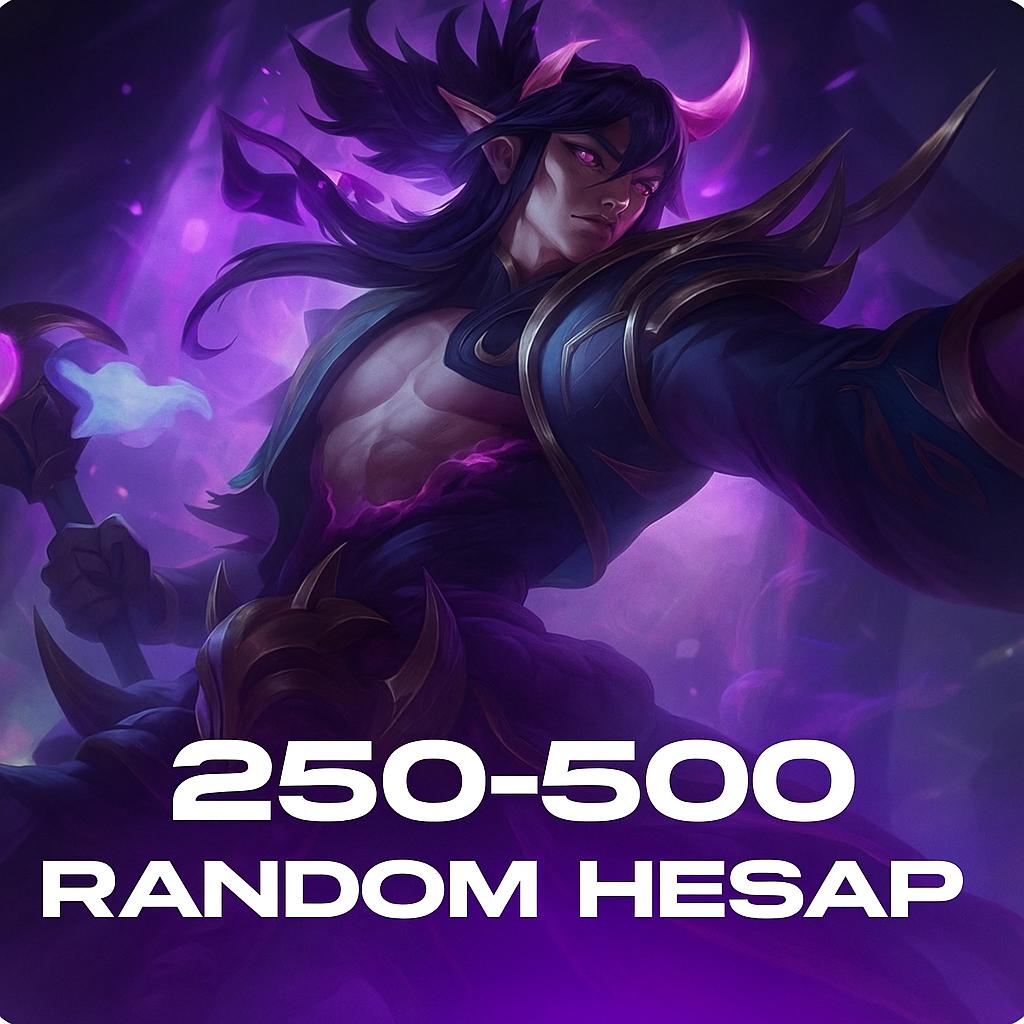 250-500 Skin Random Hesap
